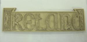 IRELAND WALL PLAQUE